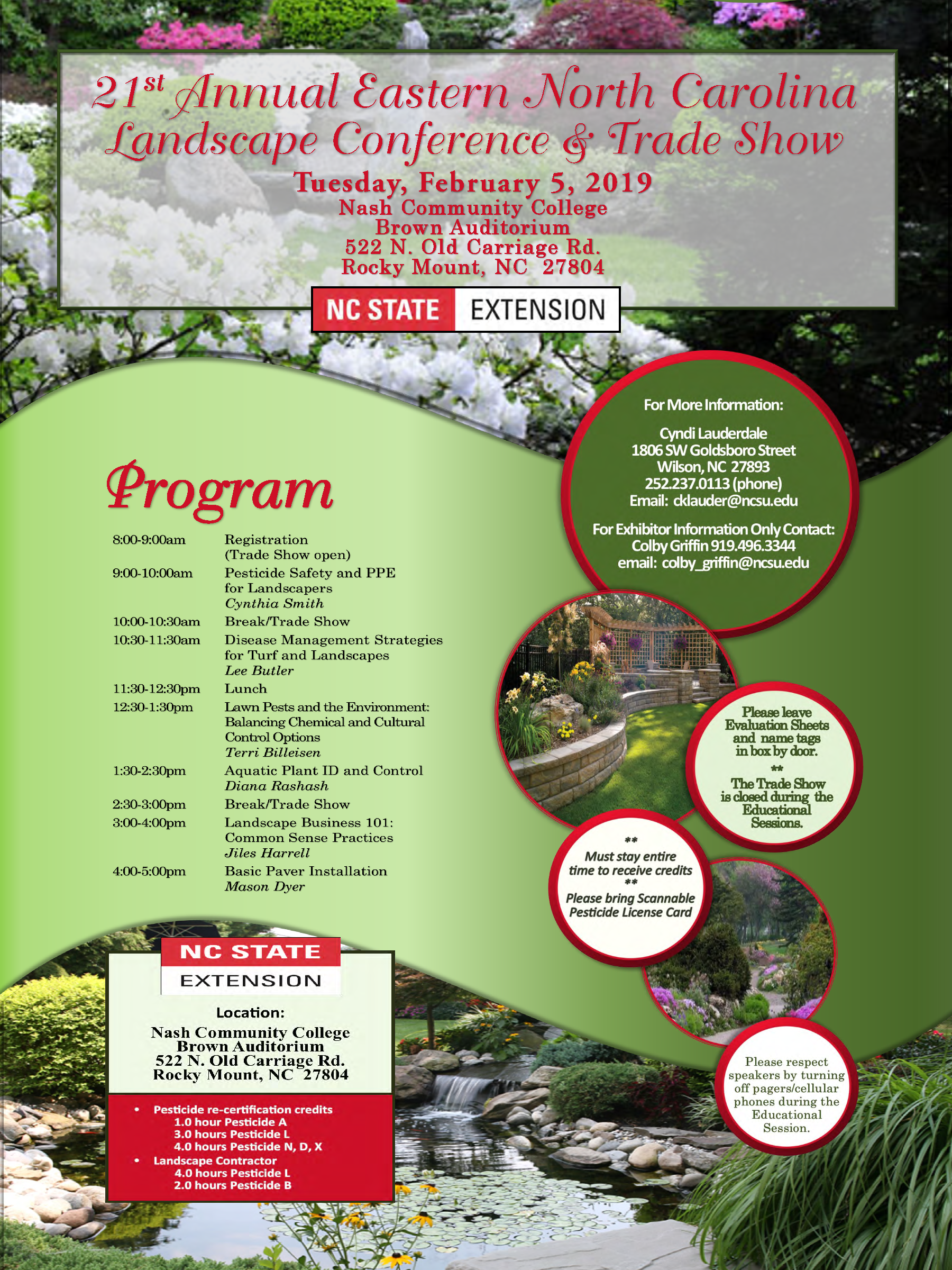 Landscape conference flyer image 1
