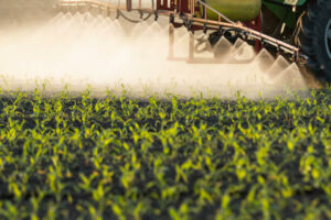 boom sprayer application method