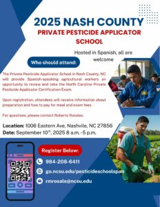 Cover photo for 2025 Spanish Private Applicator Pesticide School